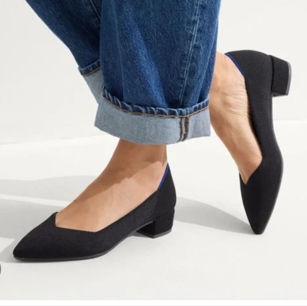 Rothy's Black and Blue Women's Heels